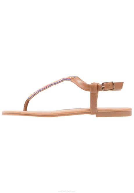 T-Steg-Sandalen braun Anna Field V0FT1519 Frauen