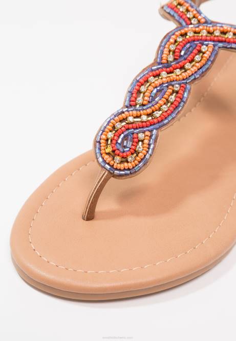 T-Steg-Sandalen braun Anna Field V0FT1519 Frauen