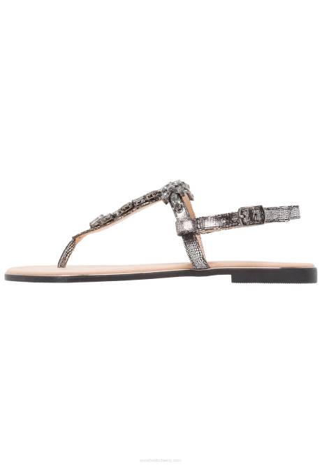 T-Steg-Sandalen dunkelgrau Anna Field V0FT1542 Frauen