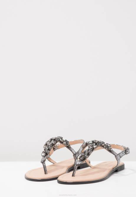 T-Steg-Sandalen dunkelgrau Anna Field V0FT1542 Frauen