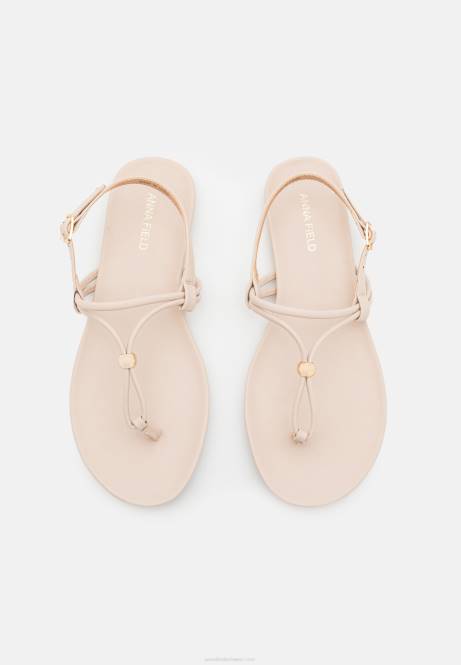 T-Steg-Sandalen in Beige Anna Field V0FT1511 Frauen