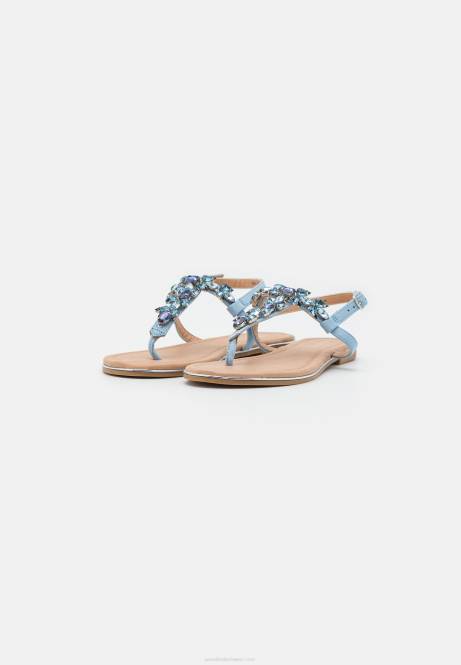 T-Steg-Sandalen in Hellblau Anna Field V0FT1533 Frauen