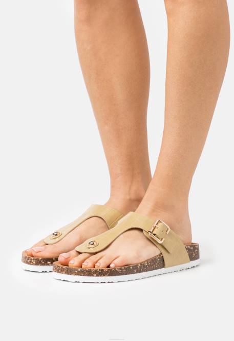 T-Steg-Sandalen in Khaki Anna Field V0FT1543 Frauen