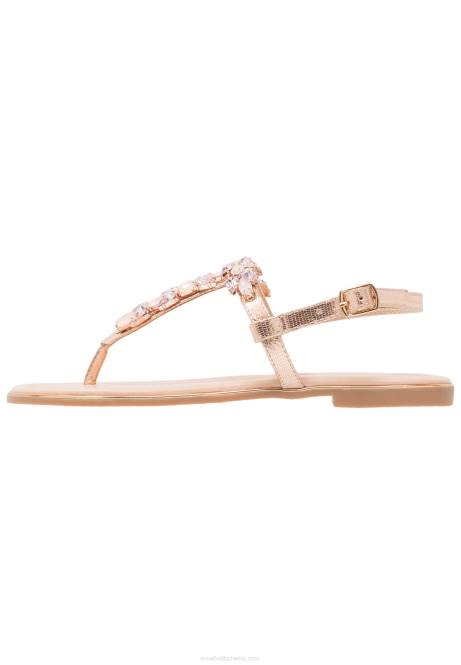 T-Steg-Sandalen in Roségold Anna Field V0FT1497 Frauen