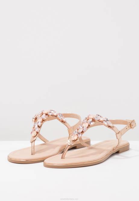 T-Steg-Sandalen in Roségold Anna Field V0FT1497 Frauen