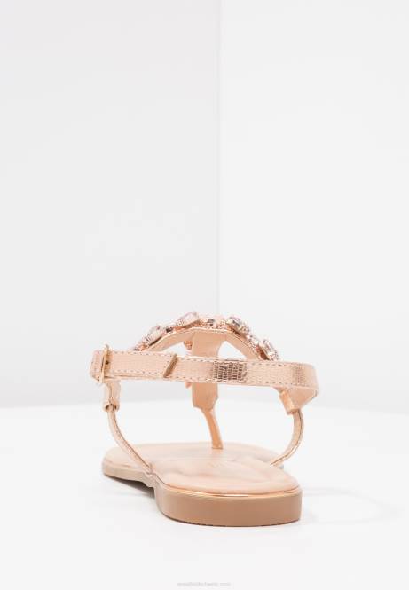 T-Steg-Sandalen in Roségold Anna Field V0FT1497 Frauen