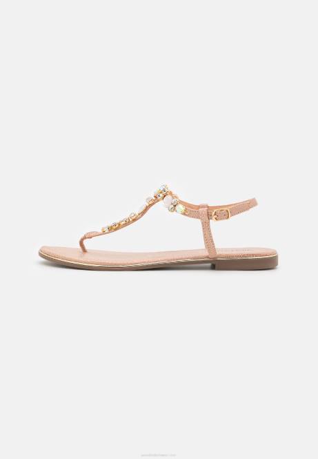 T-Steg-Sandalen in Roségold Anna Field V0FT1534 Frauen