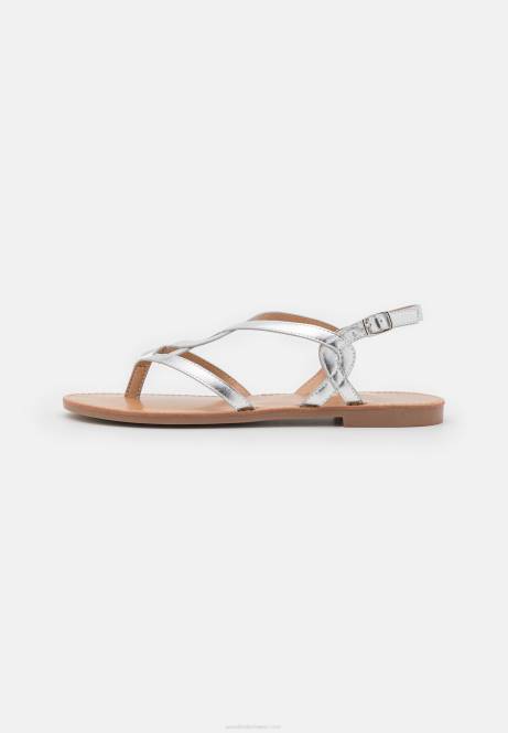 T-Steg-Sandalen in Silber Anna Field V0FT1507 Frauen