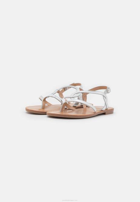 T-Steg-Sandalen in Silber Anna Field V0FT1507 Frauen