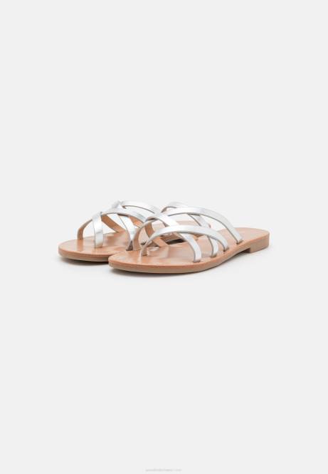 T-Steg-Sandalen in Silber Anna Field V0FT1546 Frauen