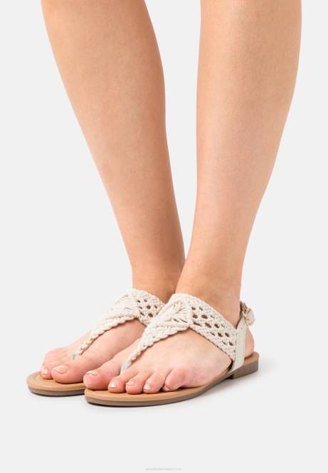 T-Steg-Sandalen in gebrochenem Weiß Anna Field V0FT1524 Frauen