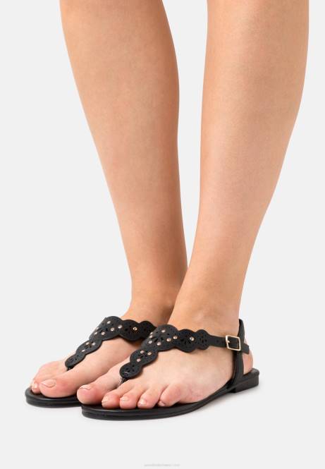 T-Steg-Sandalen schwarz Anna Field V0FT1498 Frauen
