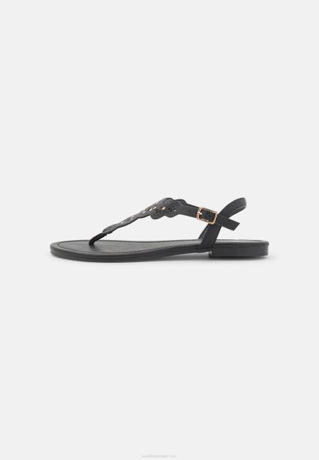 T-Steg-Sandalen schwarz Anna Field V0FT1498 Frauen