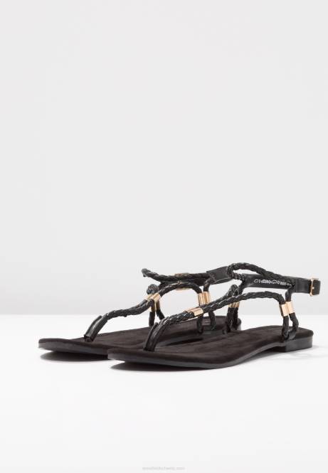 T-Steg-Sandalen schwarz Anna Field V0FT1500 Frauen