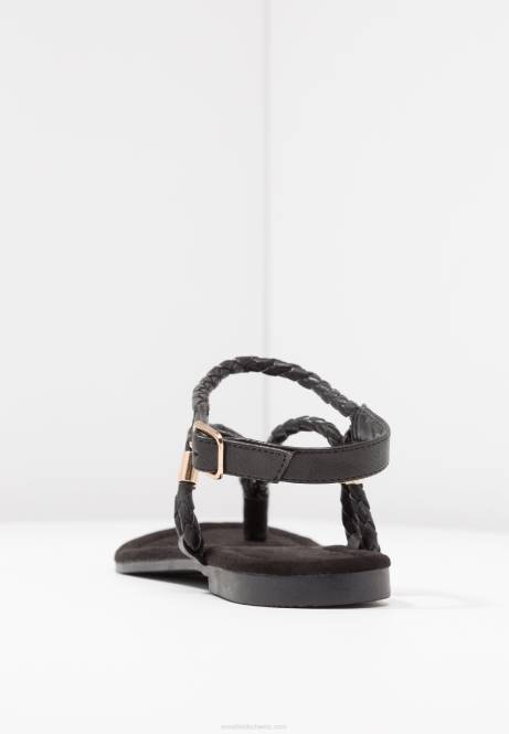 T-Steg-Sandalen schwarz Anna Field V0FT1500 Frauen