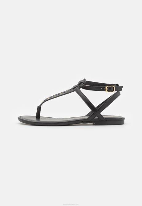 T-Steg-Sandalen schwarz Anna Field V0FT1516 Frauen