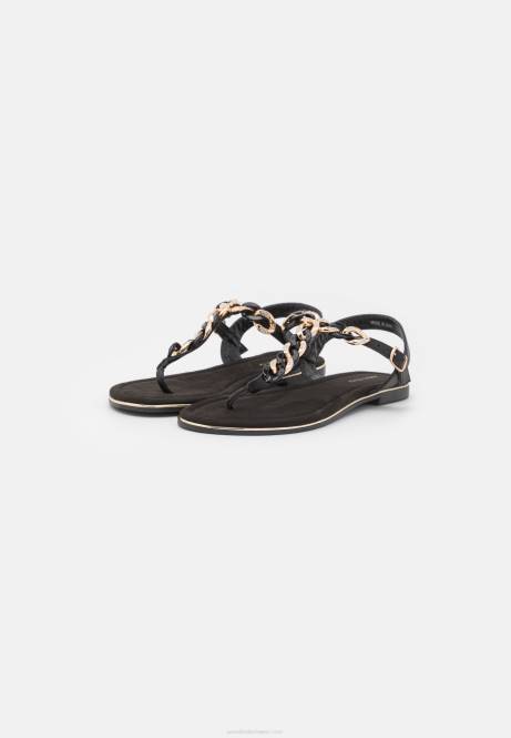 T-Steg-Sandalen schwarz Anna Field V0FT1530 Frauen