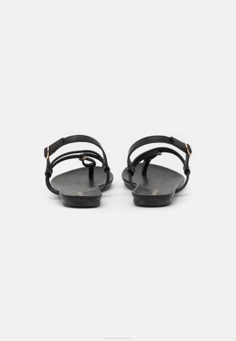 T-Steg-Sandalen schwarz Anna Field V0FT1538 Frauen