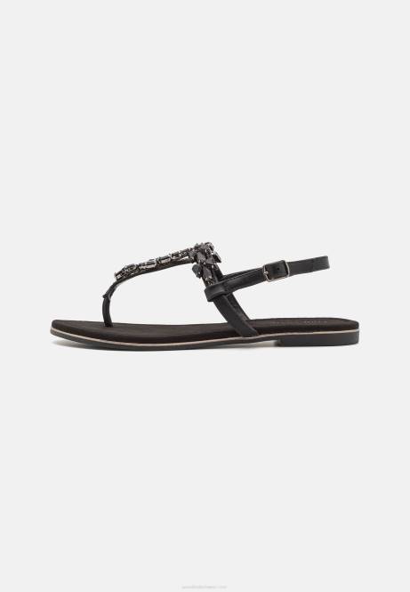 T-Steg-Sandalen schwarz Anna Field V0FT1541 Frauen