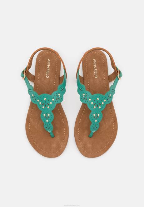 T-Steg-Sandalen türkis Anna Field V0FT1502 Frauen