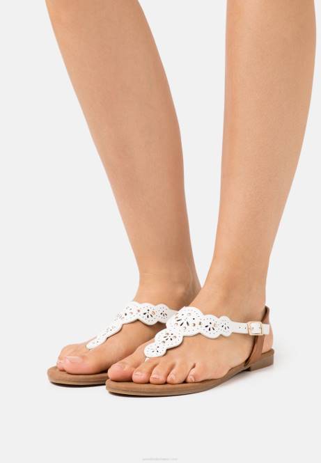 T-Steg-Sandalen weiß Anna Field V0FT1496 Frauen