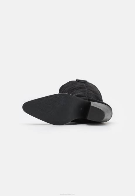 Leder Cowboy-/Bikerstiefel schwarz Anna Field V0FT2225 Frauen