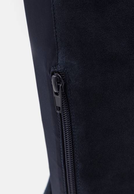 Overknee-Stiefel aus Leder in Dunkelblau Anna Field V0FT2243 Frauen