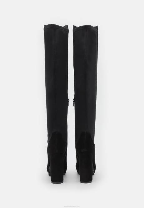 Overknee-Stiefel aus Leder schwarz Anna Field V0FT2239 Frauen