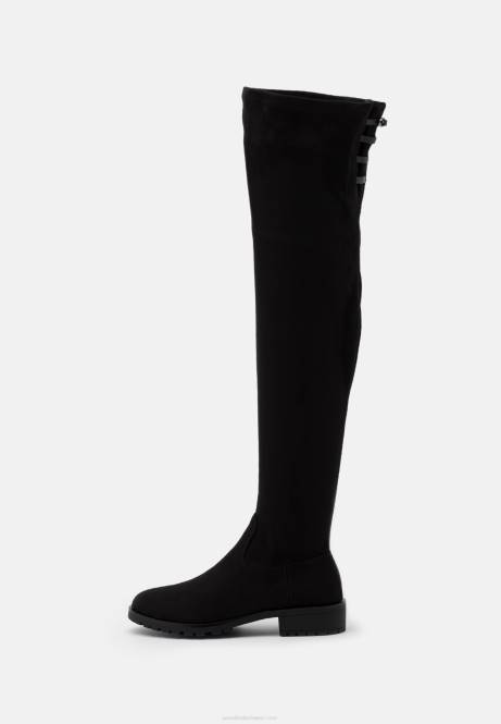 Overknee-Stiefel schwarz Anna Field V0FT2228 Frauen