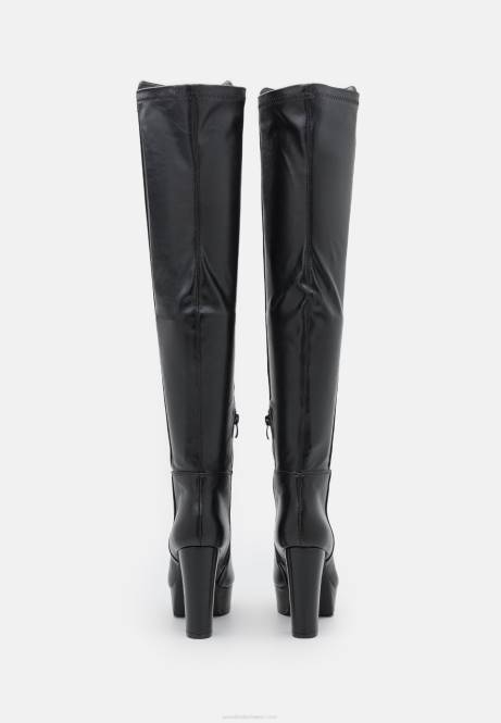 Overknee-Stiefel schwarz Anna Field V0FT2232 Frauen