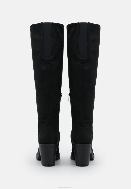 Overknee-Stiefel schwarz Anna Field V0FT2235 Frauen