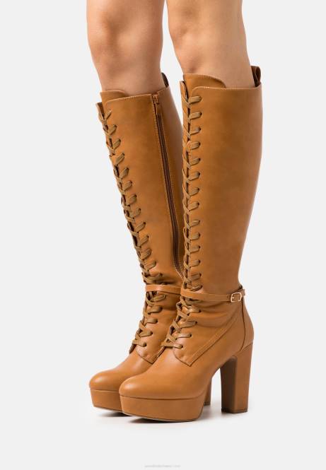 Schnürstiefel Cognac Anna Field V0FT2221 Frauen