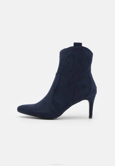 Dunkelblaue Stiefeletten mit hohem Absatz Anna Field V0FT2047 Frauen