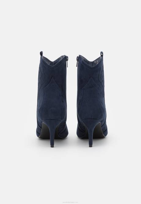 Dunkelblaue Stiefeletten mit hohem Absatz Anna Field V0FT2047 Frauen