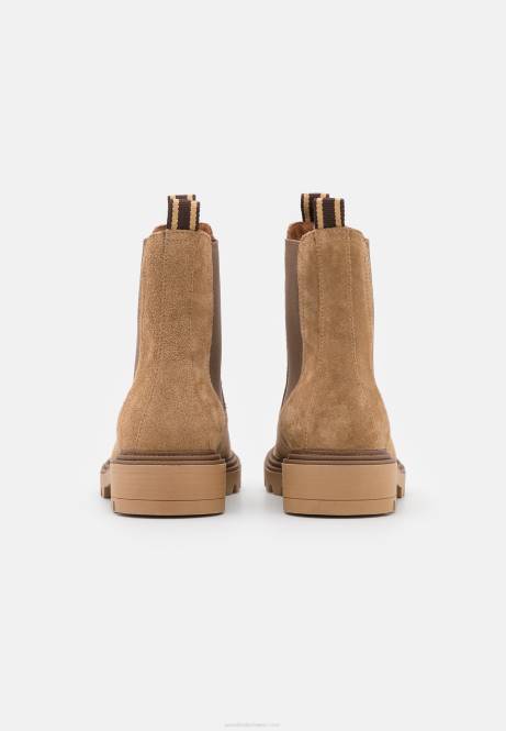 Klassische Stiefeletten aus Leder in Beige Anna Field V0FT1946 Frauen