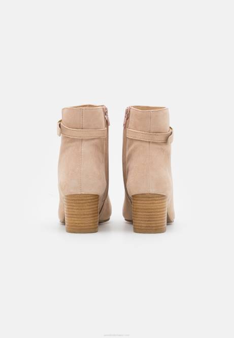 Klassische Stiefeletten aus Leder in Beige Anna Field V0FT1962 Frauen