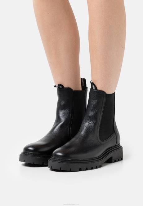 Klassische Stiefeletten aus Leder in Schwarz Anna Field V0FT1971 Frauen