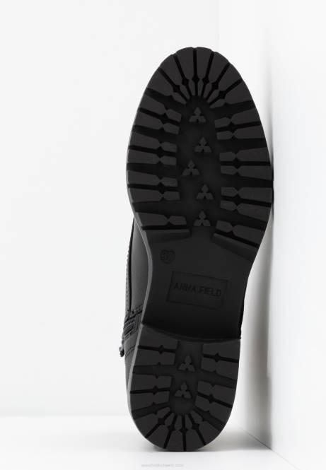 Komfort-Schnürstiefelette schwarz Anna Field V0FT2041 Frauen
