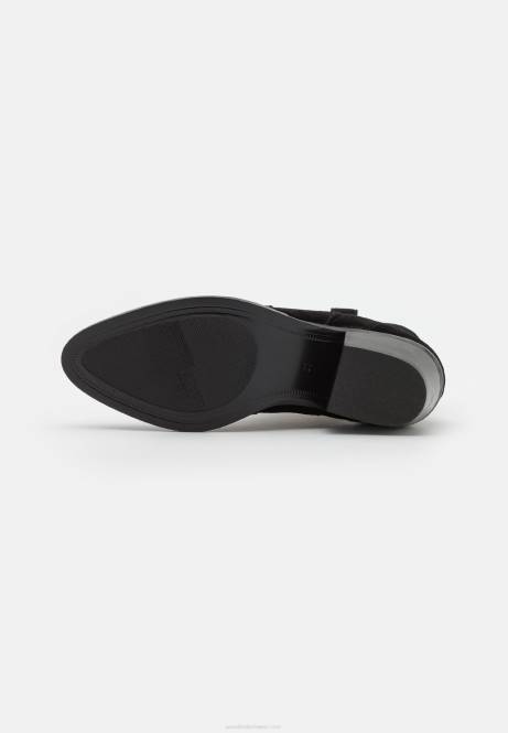 Leder-Cowboy-/Biker-Stiefelette schwarz Anna Field V0FT2050 Frauen