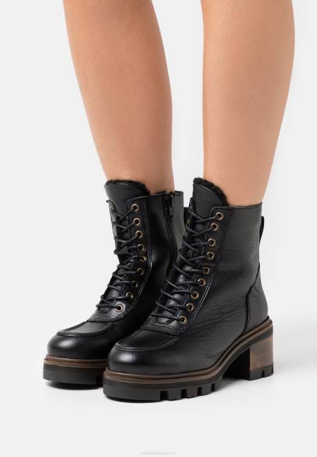 Leder Winter Bootie Winterstiefel schwarz Anna Field V0FT2036 Frauen