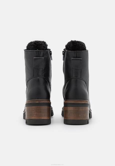 Leder Winter Bootie Winterstiefel schwarz Anna Field V0FT2036 Frauen
