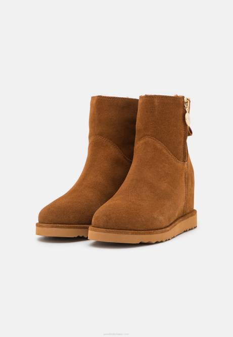 Leder Winterstiefel Stiefeletten Cognac Anna Field V0FT1916 Frauen