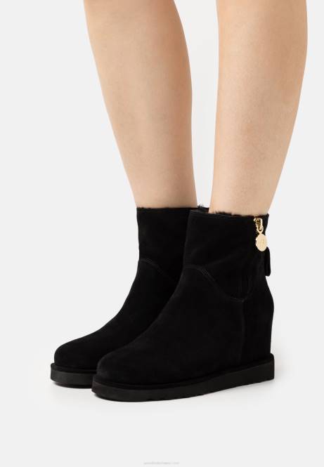 Leder Winterstiefel Stiefeletten schwarz Anna Field V0FT1911 Frauen