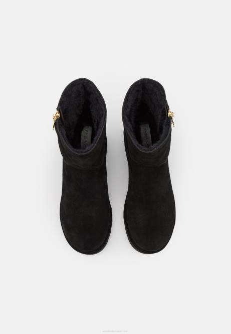 Leder Winterstiefel Stiefeletten schwarz Anna Field V0FT1911 Frauen