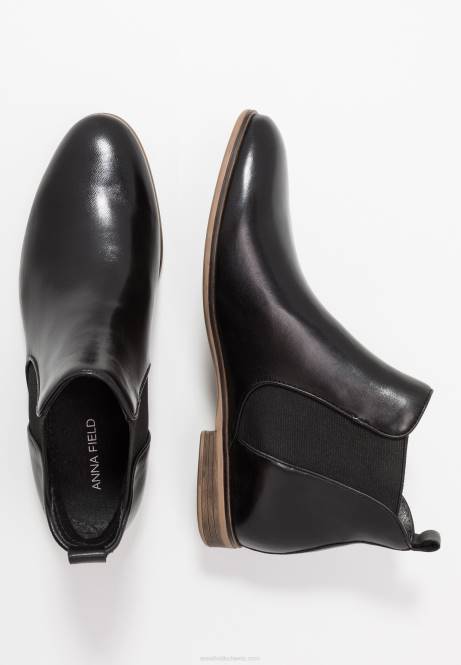 Lederstiefeletten schwarz Anna Field V0FT2002 Frauen