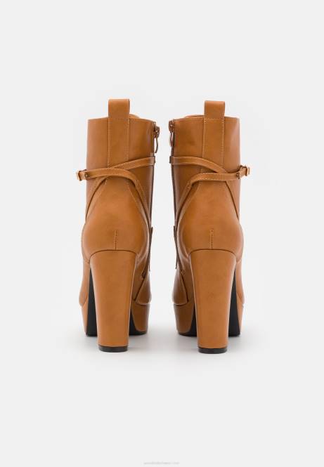 Schnürstiefeletten Cognac Anna Field V0FT2031 Frauen