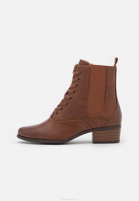 Schnürstiefeletten Cognac Anna Field V0FT2042 Frauen