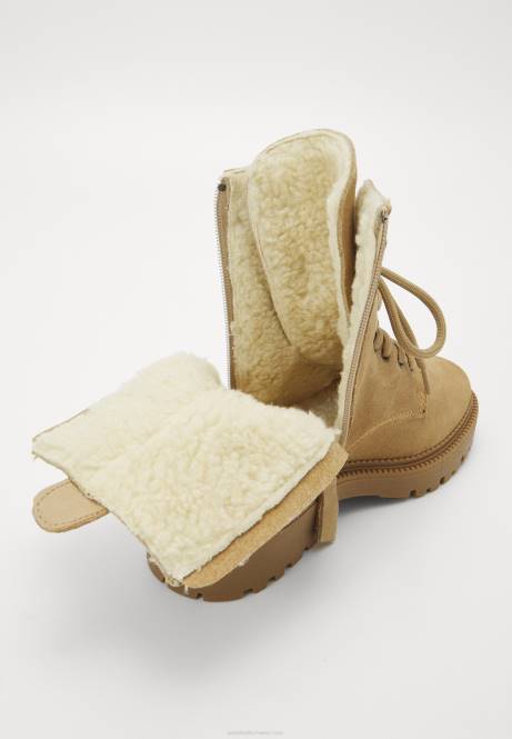 Schnürstiefeletten beige Anna Field V0FT2028 Frauen