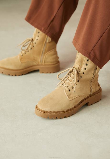 Schnürstiefeletten beige Anna Field V0FT2028 Frauen