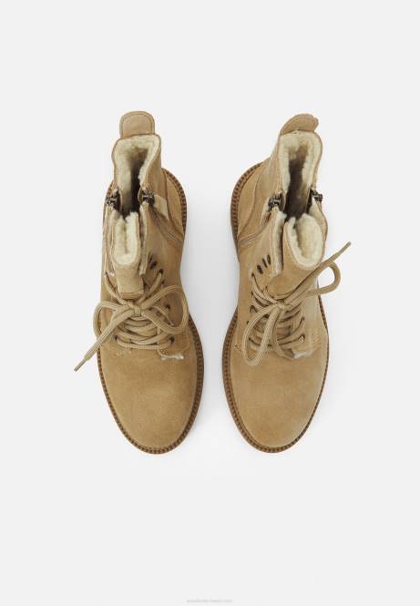 Schnürstiefeletten beige Anna Field V0FT2028 Frauen
